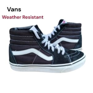 Vans Hi Top Skate Skateboard Old Skool Black Athletic Sneaker Women 7.5 Men 6 Sk